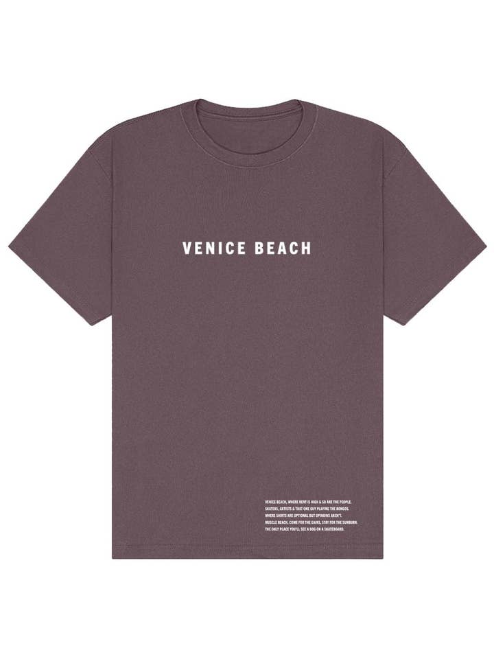 T-shirt oversize Venice Beach – Muscle Beach rencontre la folie pour la vente par Tourist Tee Co.