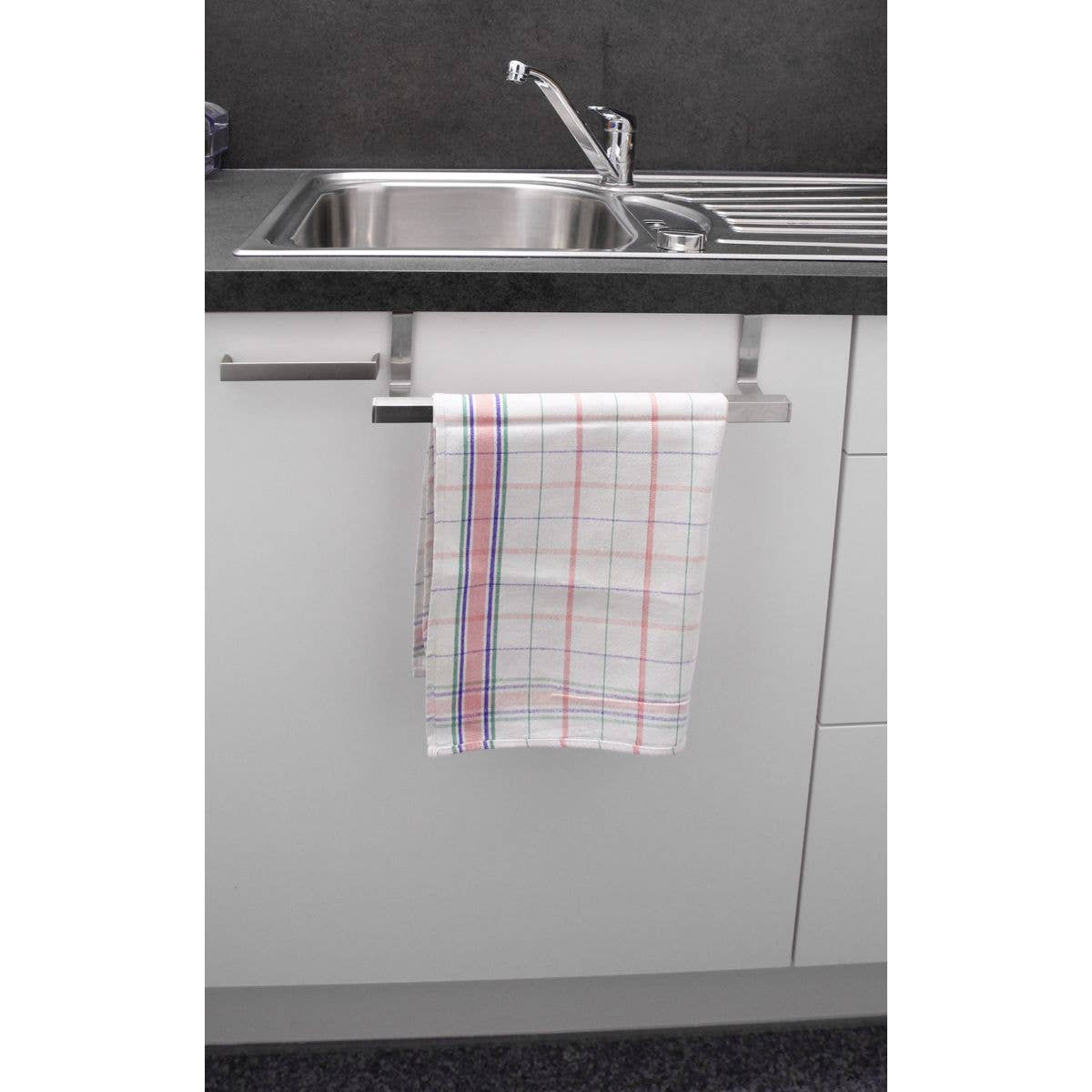 Zenker – wholesale Handukkshållare/-hängare – Fackelmann Tecno utdragbar handdukshållare i rostfritt stål för kök och badrum5