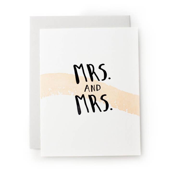 Mrs. And Mrs. Card for wholesale by Tack and Ward