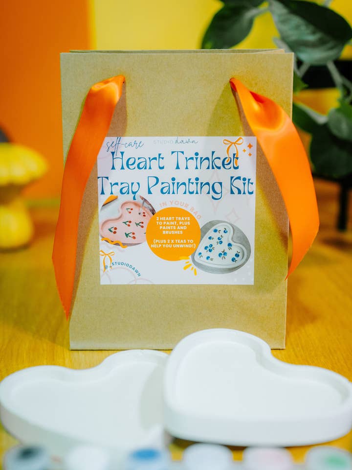 Hjerte Smykkebakke Malersæt for engroshandel hos Studio Dawn