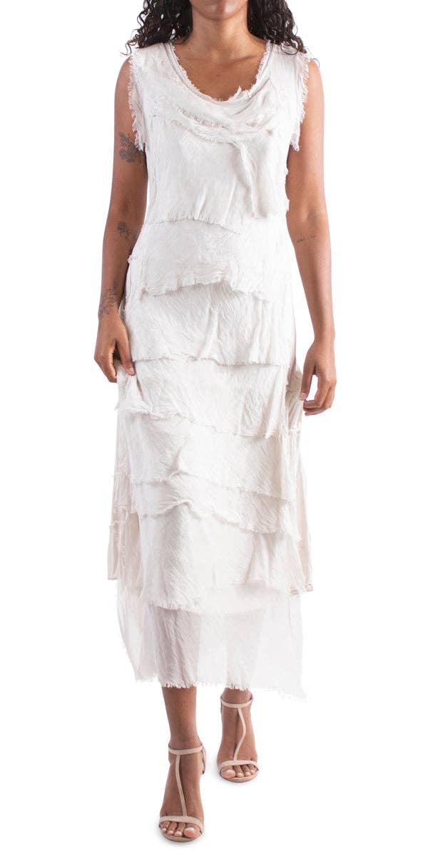 Gigi Moda - Wholesale Dress - Women's - Full Length Ruffle Dress15