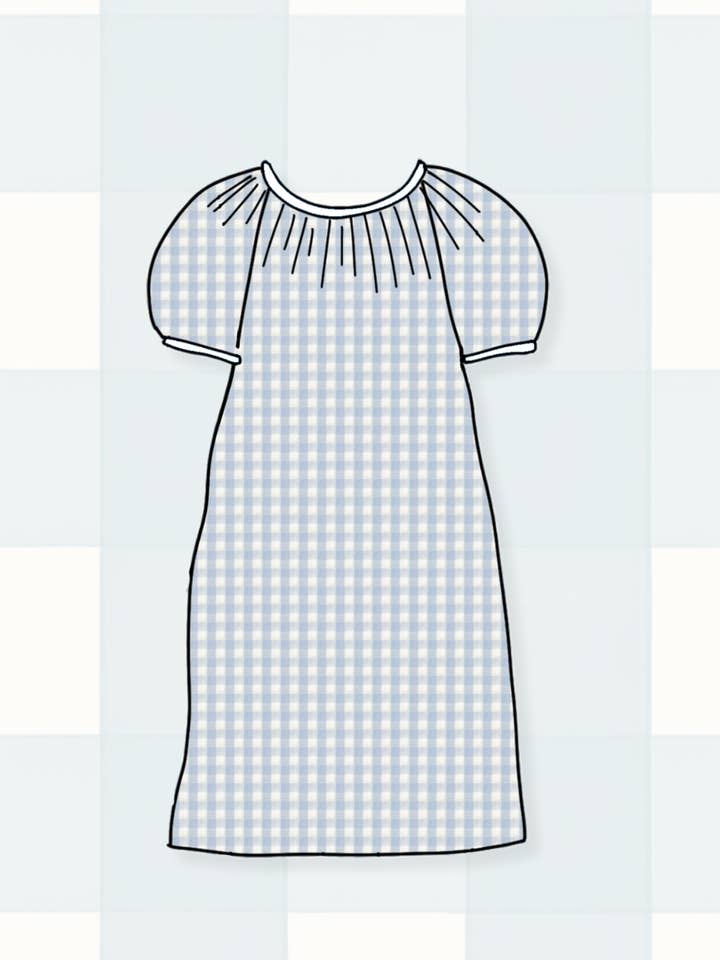 Sun House Children's - Wholesale Dress - Kids - Ella Dress in Check8
