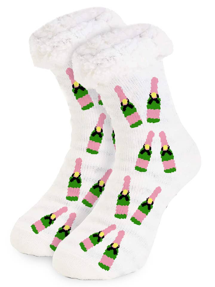 Toss Designs - Wholesale Sock Slippers - Women's - Knit Fur Slipper Socks - Champagne