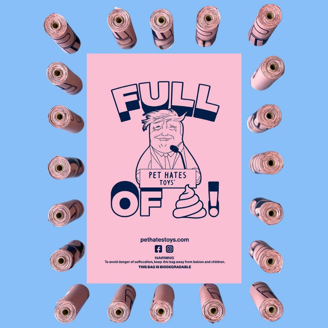 Pet Hates Toys - Wholesale Pet Poop Bag - Donald Trump Poo Bags2