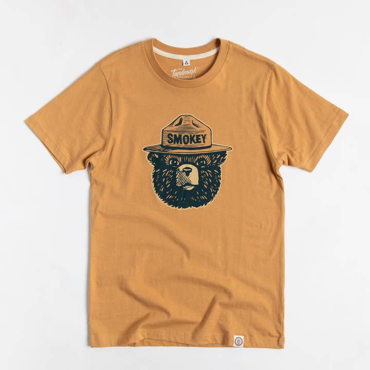 The Landmark Project - Wholesale Screen Printed T-Shirt - Unisex - Smokey Bear Logo Unisex Short Sleeve Tee8