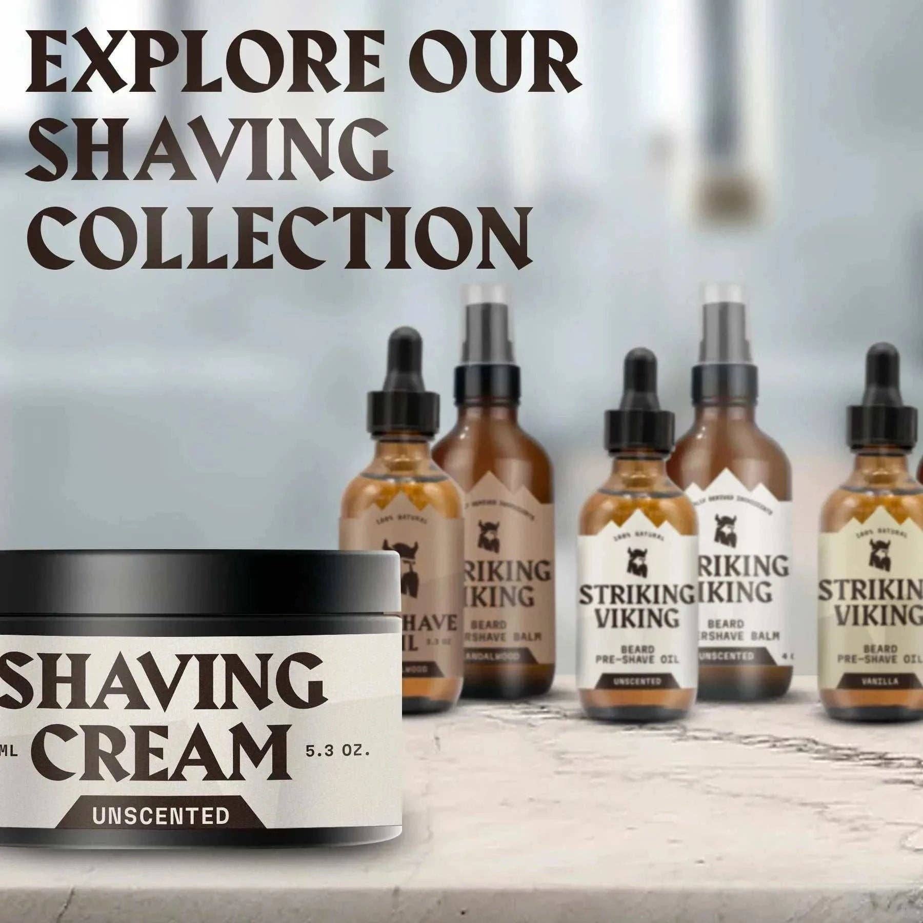 Striking Viking - Wholesale Shaving Cream - Men's - Shaving Cream for Men - Unscented7
