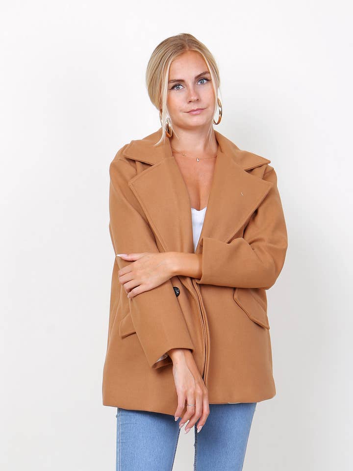 10535 Justerad kappa med midja för wholesale av LORIANE