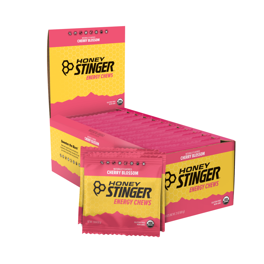 L&F Universal Goods - Wholesale Snack Bar - HONEY STINGER ENERGY CHEWS 12/50G CHERRY BLOSSOM0