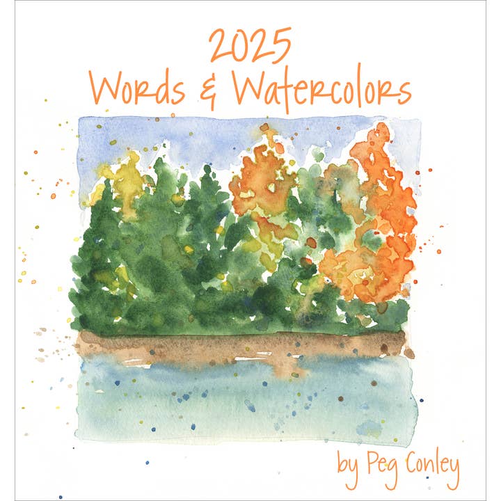 WORDS & WATERCOLORS BY PEG CONLEY - Wholesale Calendar - Wall Calendar 2025