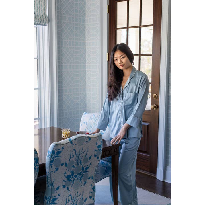 Lenora - Wholesale Sleepwear Set - Women's - CHLOE SATIN PAJAMAS17