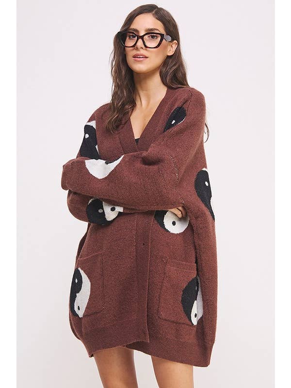 JADE BY JANE - Wholesale Cardigan - Women's - PLUS SIZE OVER SIZED YIN YANG CARDIGAN2