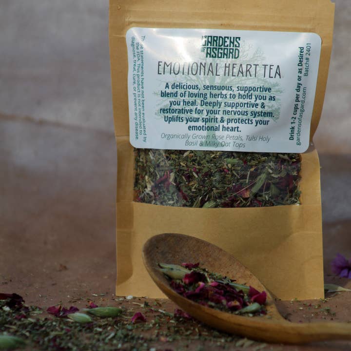 Gardens of Asgard - Wholesale Loose Tea - Emotional Heart Support :: Herbal Loose Leaf Tea Blend4