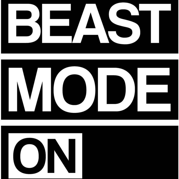 My Vinyl Story - Wholesale Wall Decal/Stickers - Beast Mode On Wall Decal Sticker