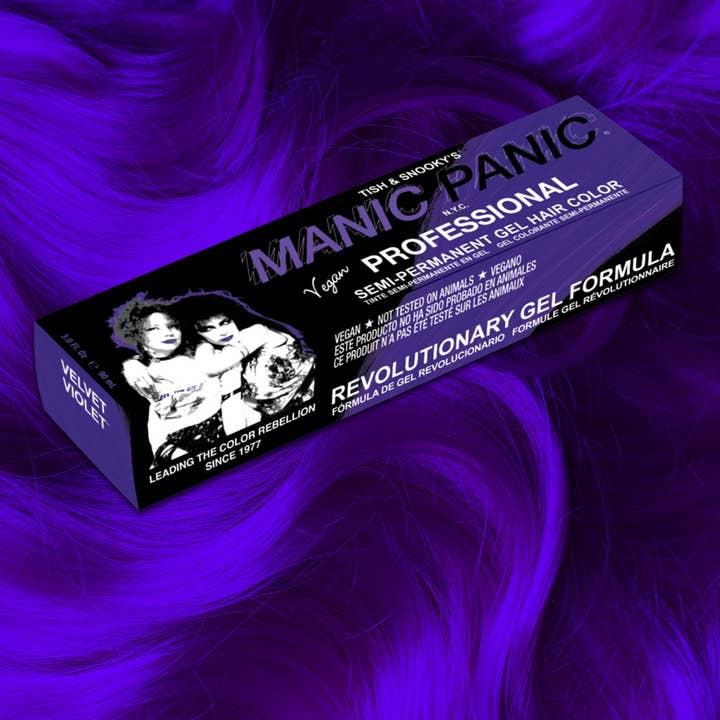 Manic Panic - Wholesale Hair Dye - Velvet Violetâ„¢ - Professional Gel Semi-Permanent Hair Color
