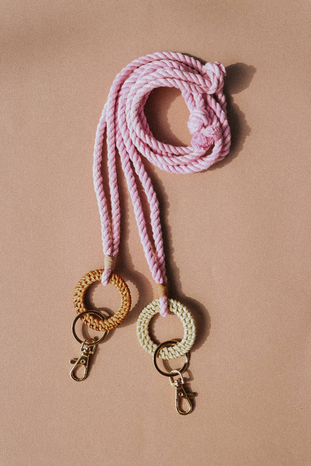 DayCrafter – wholesale Snodd - Dam – Rattan Nyckelring Nyckelband - Macrame Snodd - Boho Snodd21