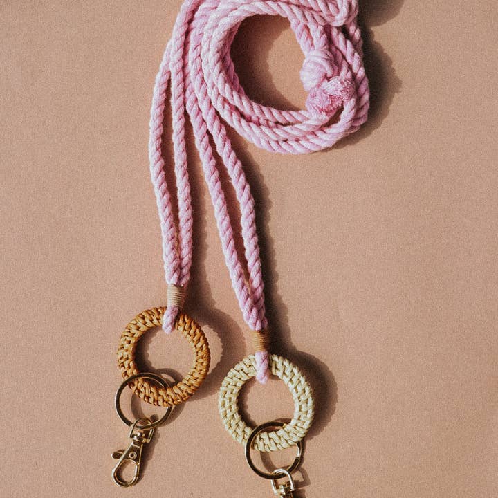 DayCrafter - Wholesale Lanyard - Women's - Rattan Keychain Lanyards - Macrame Lanyard - Boho Lanyard21