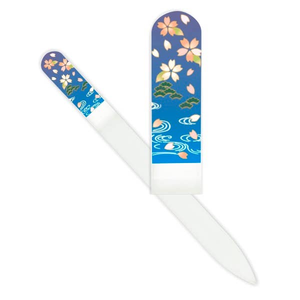 Flowers Glass Nail File for wholesale by Smart Charms
