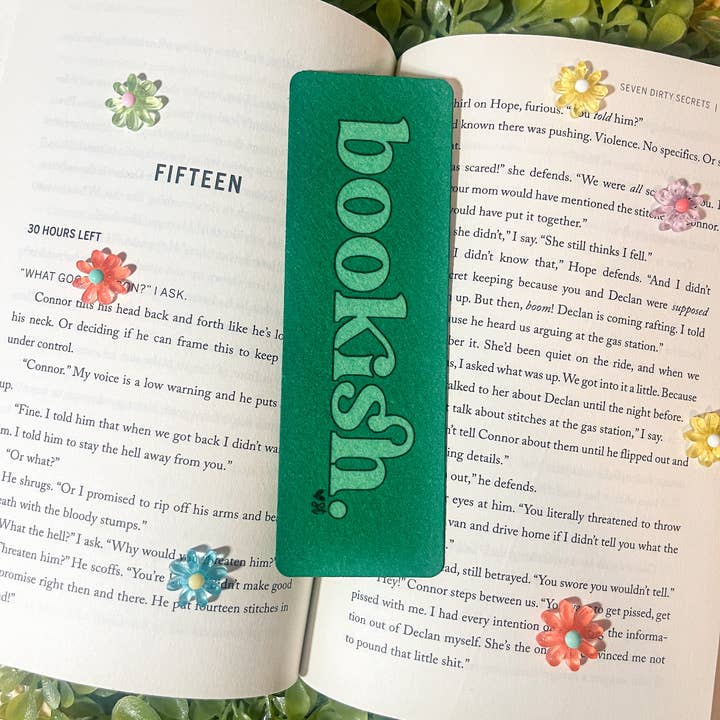 Sharp Thoughtlings - Vente Marque-page - Livresque. Marque-page monochrome en feutre11