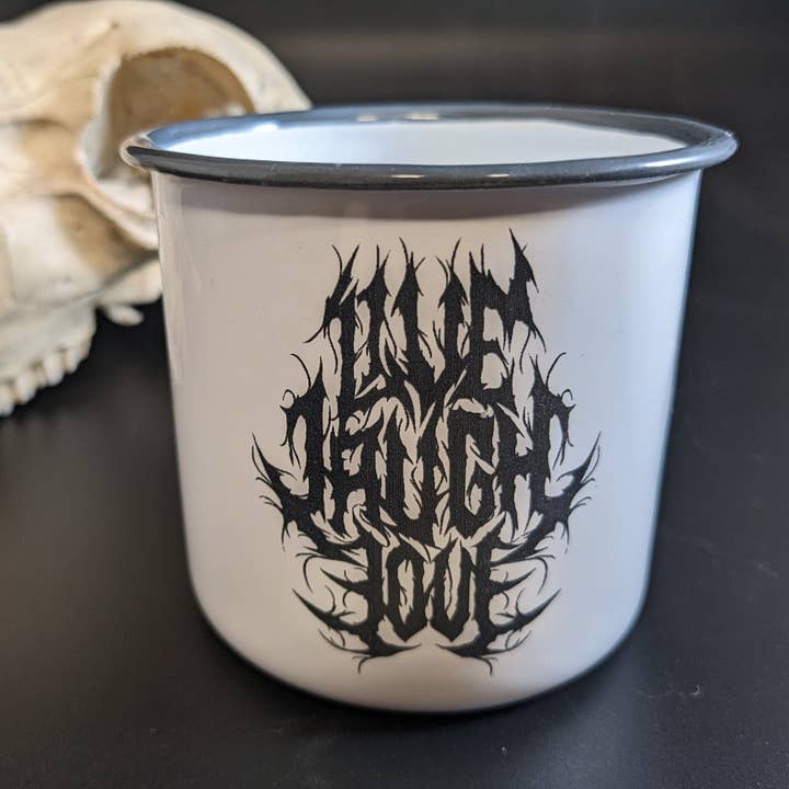 Live grin kærlighed krus for engroshandel hos Death Sentence