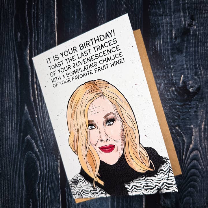 Fruit Wine Birthday Card for wholesale by Pretty Good Cards