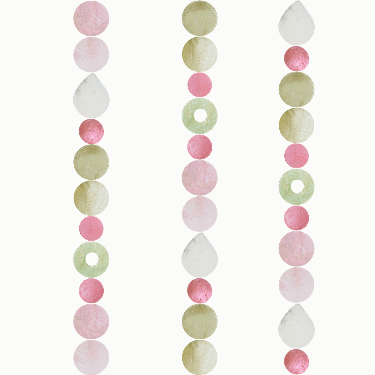 Balizen by zen zen garden home - Wholesale Decoratieve kwast - UITVERKOOP | Capiz Slinger | Hemels0