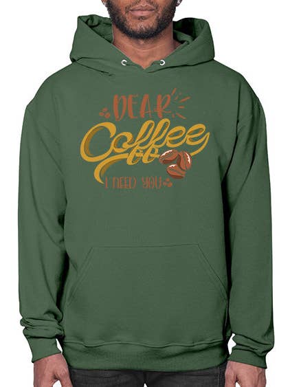 lieve koffie ik heb je nodig 895# - koffie- Hoodie voor wholesale door tshirt unlimited