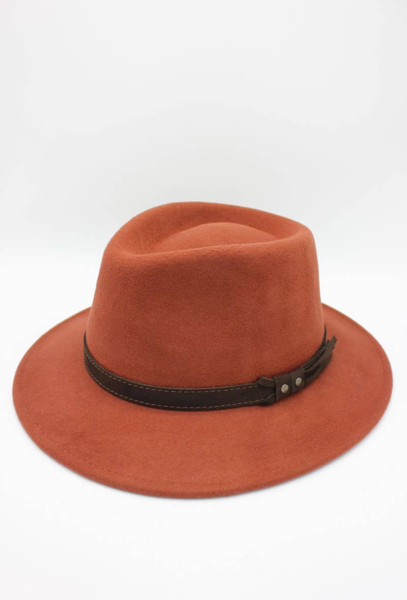 Hologramme Paris - Wholesale Fedora - Unisex - Waterproof wool Fedora hat with belt6