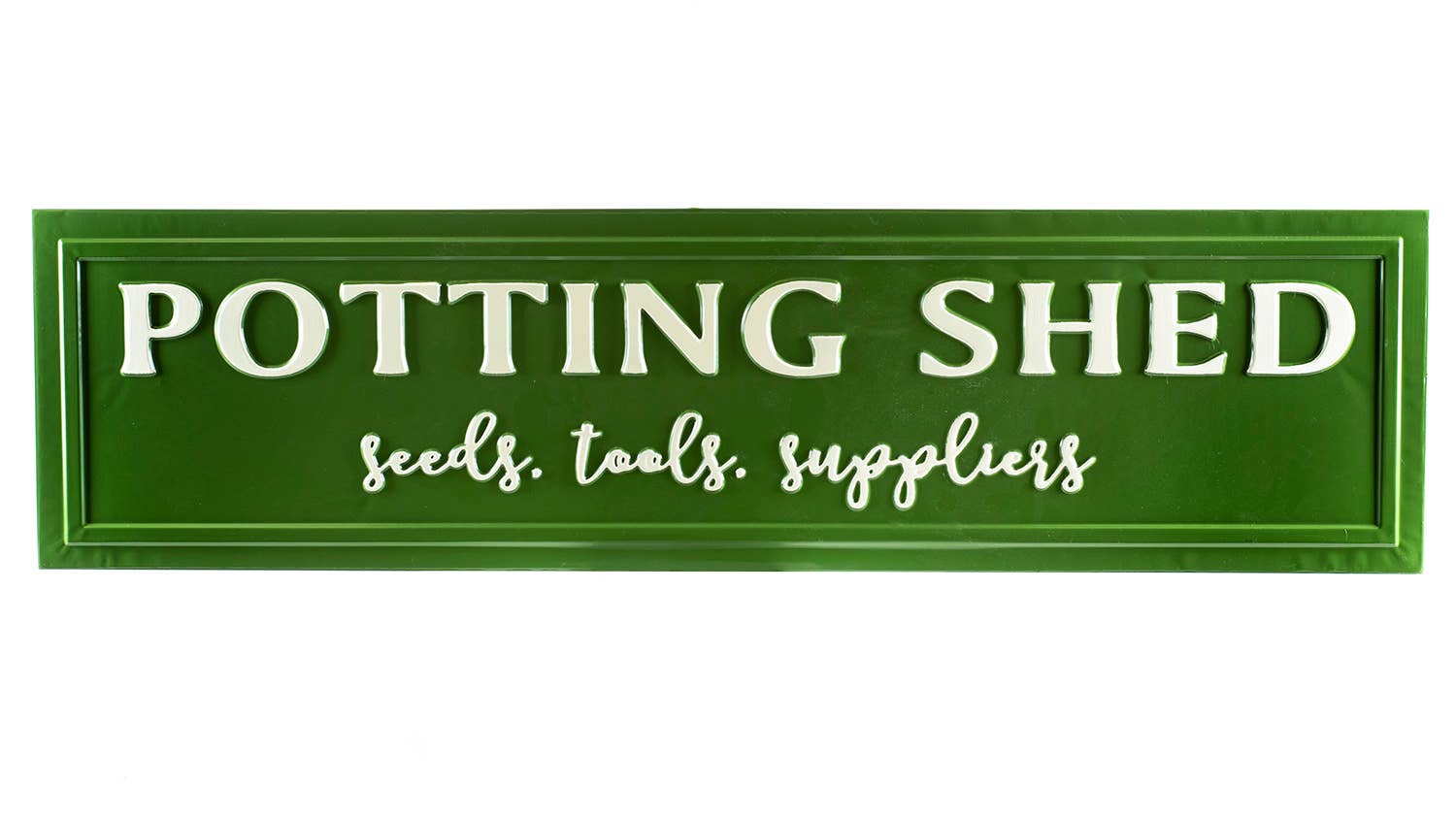 Oak Street Wholesale - Wholesale Sign - Mtl Potting Shed Supplies Sign0