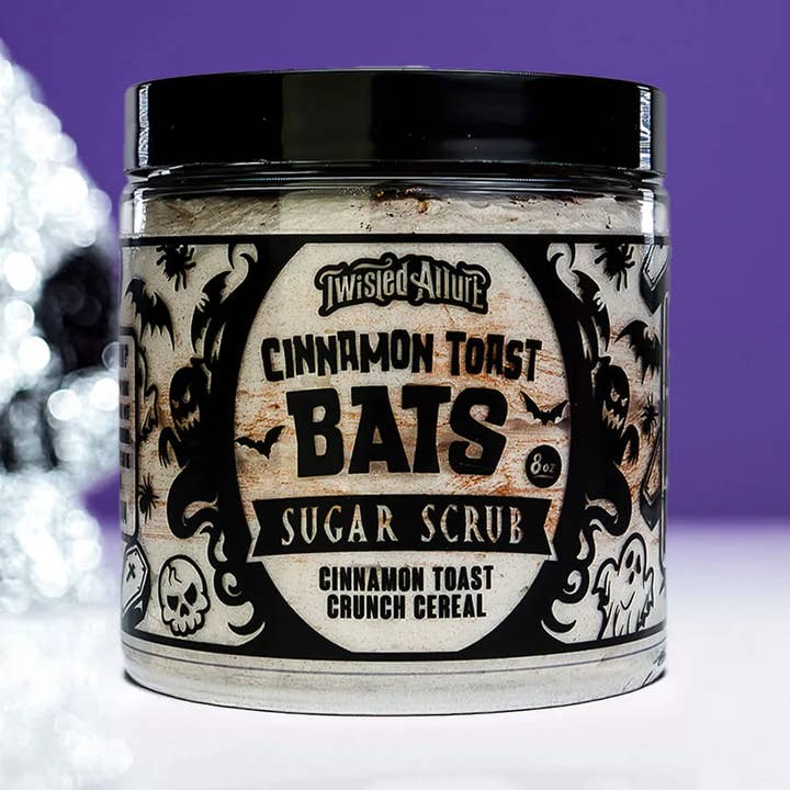 Cinnamon Toast Bats Sugar Scrub for wholesale by Twisted Allure