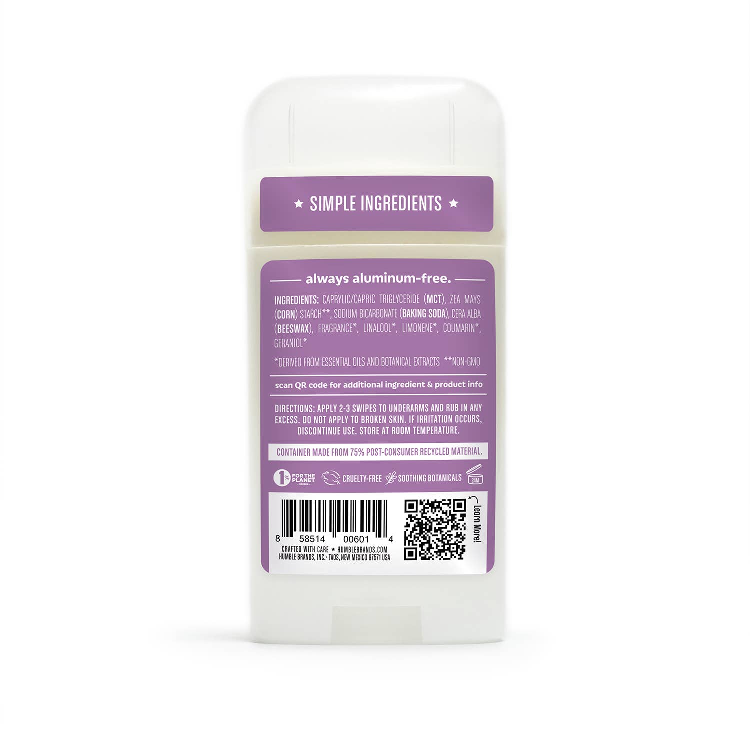 Humble Brands, Inc. - Wholesale Deodorant - Unisex - Mountain Lavender Original Deodorant5