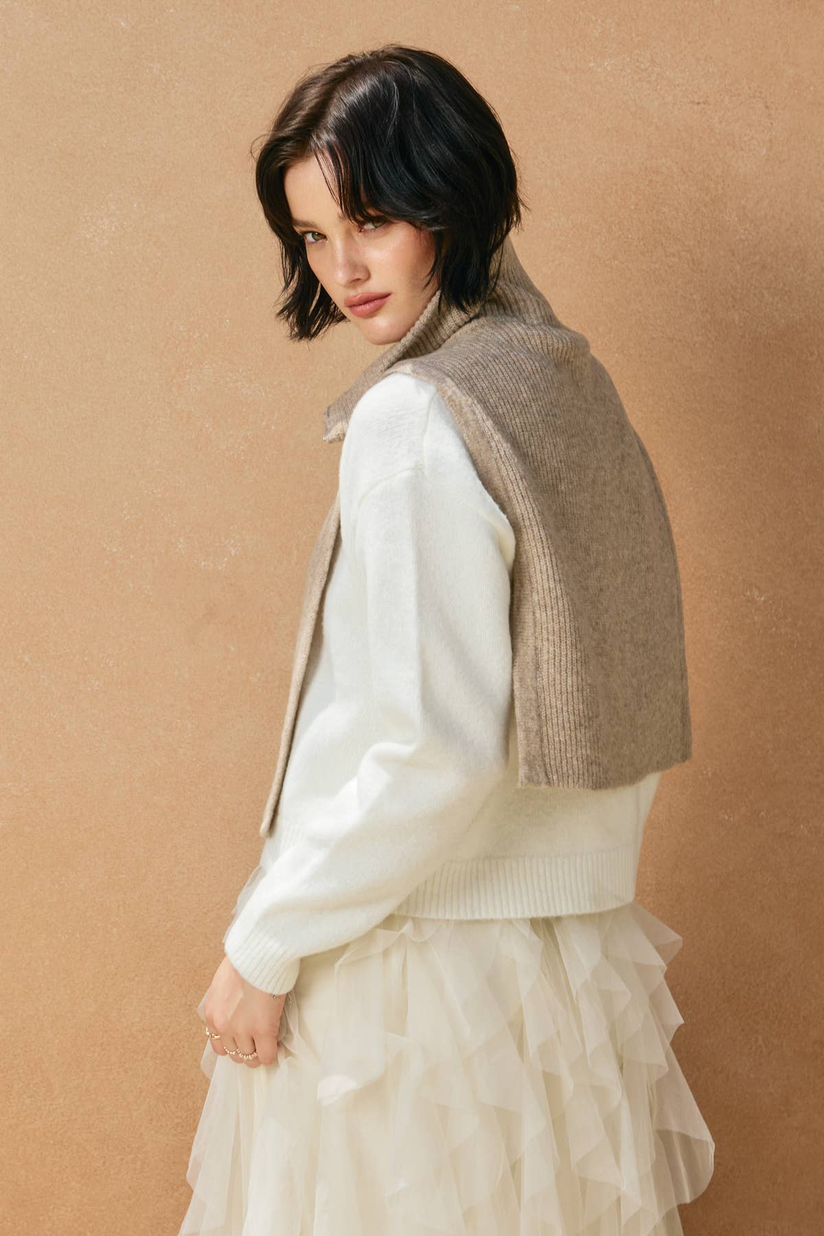 Dress Forum - Vendita all'ingrosso Top in maglia - Donna - Scaldacollo con Cerniera (1)26