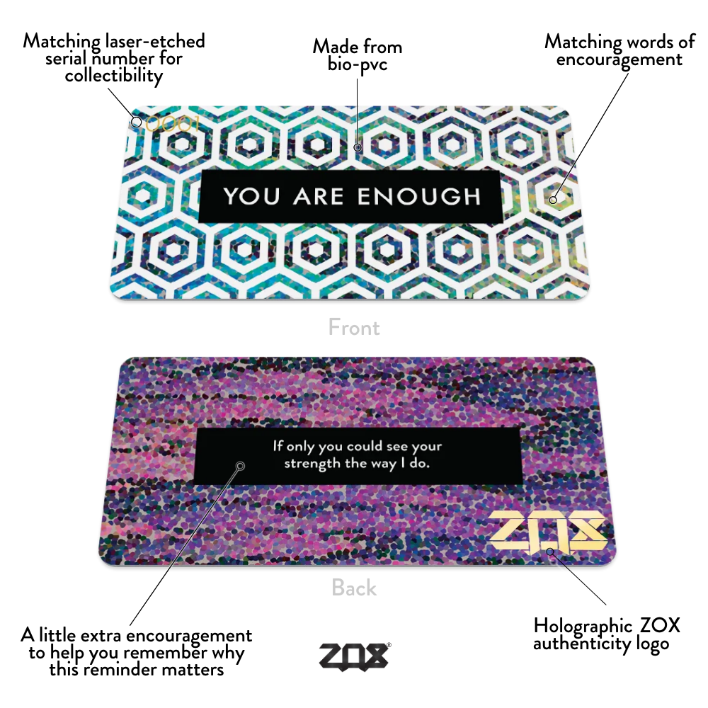 ZOX - Wholesale Woven/Braided Bracelet - You Are Enough Interactive Affirmation Bracelet3