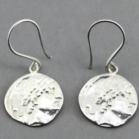 Ancient Greek Coin Earring - Sterling Silver for wholesale by Makers & Providers