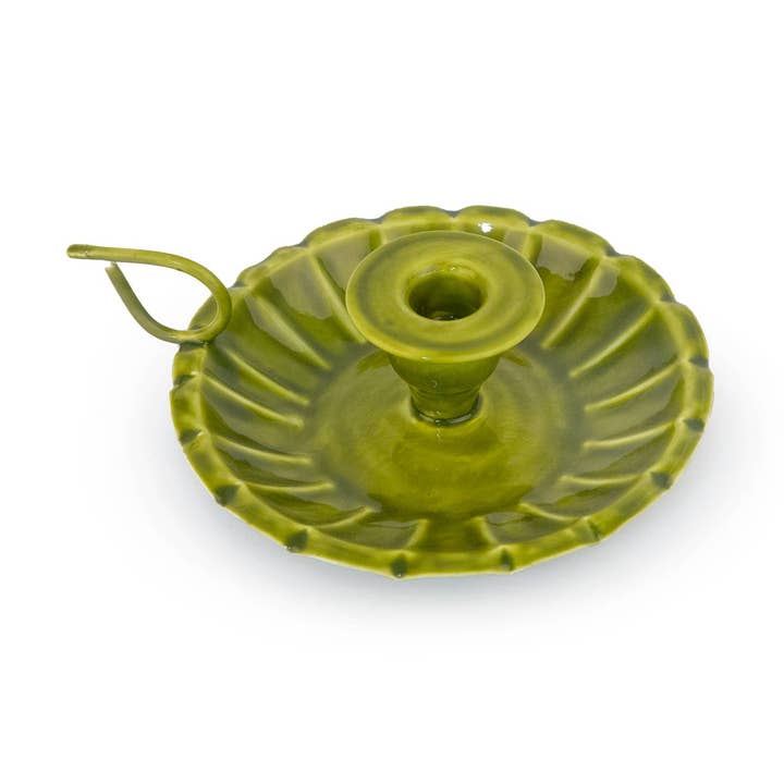 Helio Ferretti Candles & Co. - Wholesale Candle Holder - GREEN CANDLEHOLDER HF0