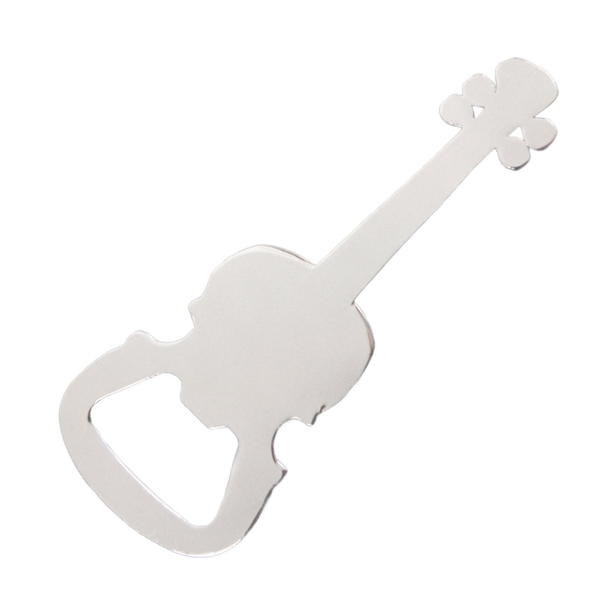 Square Deal Recordings & Supplies - Vente Ouvre-bouteille/tire-bouchon - Décapsuleur - Métal en forme de guitare 3,5" compact et portable1