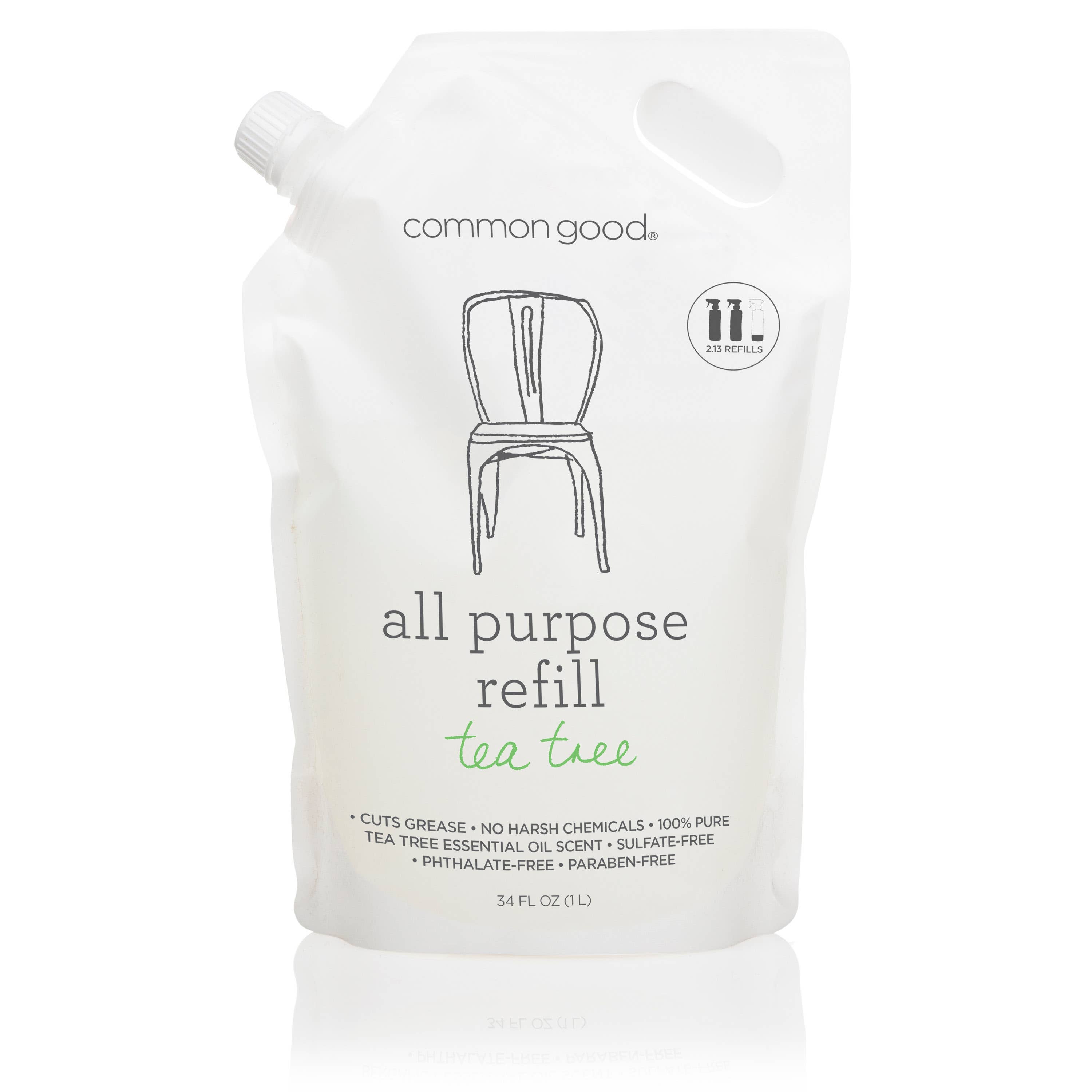 Common Good – wholesale Universellt rengöringsmedel – All-Purpose renare Påfyllning Pouch, 34 Fl Oz3