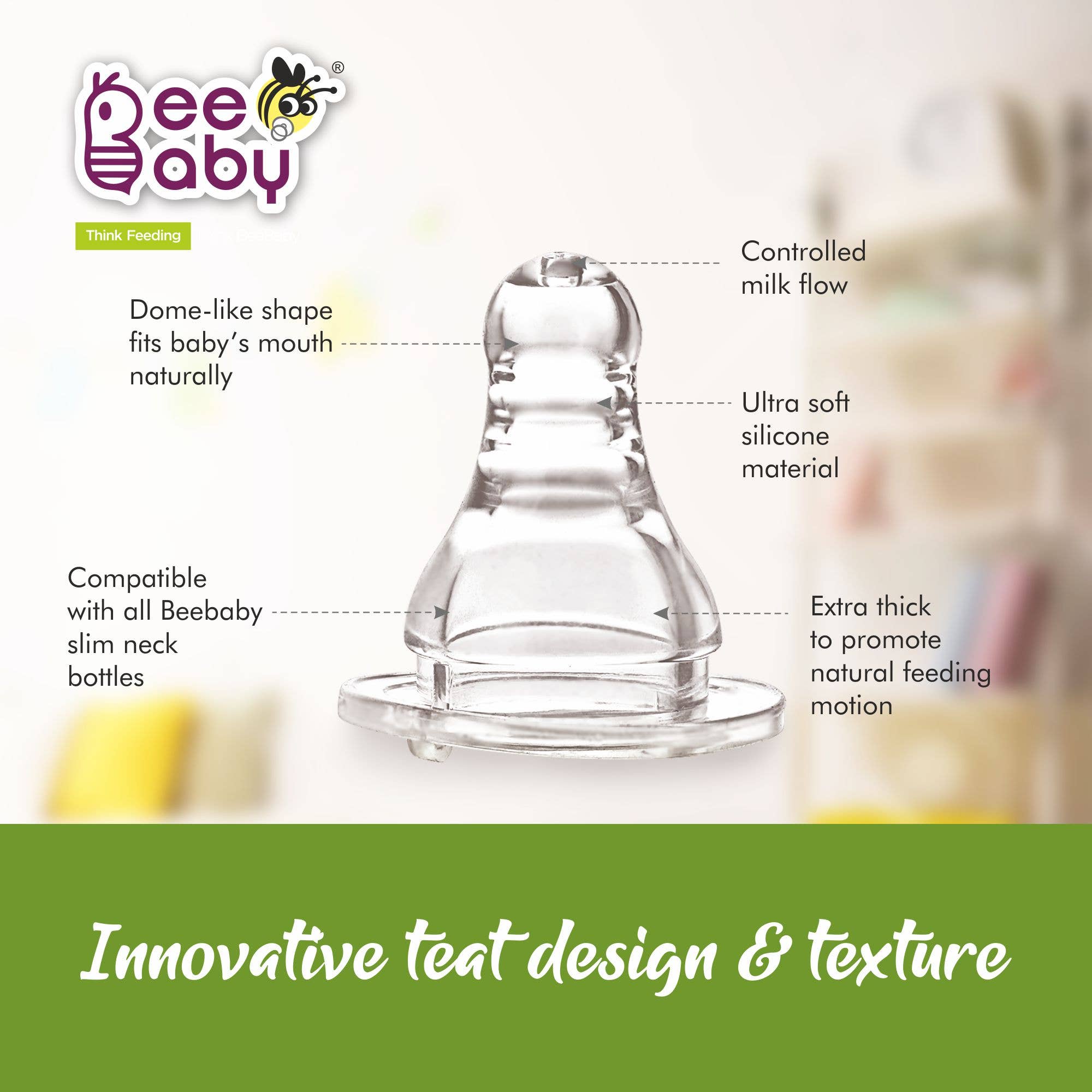 Beebaby - Wholesale Baby Bottle - Comfort Standard Neck Feeding Bottle 240ml / 8oz.13