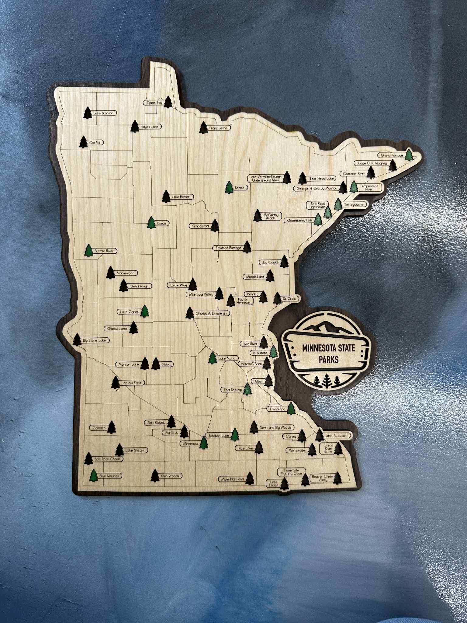Fuzzy Loon Designs – Mapa por atacado – Mapa dos Parques Estaduais de Minnesota | Mapa de Viagem | Mapa de Caminhadas | Campismo5