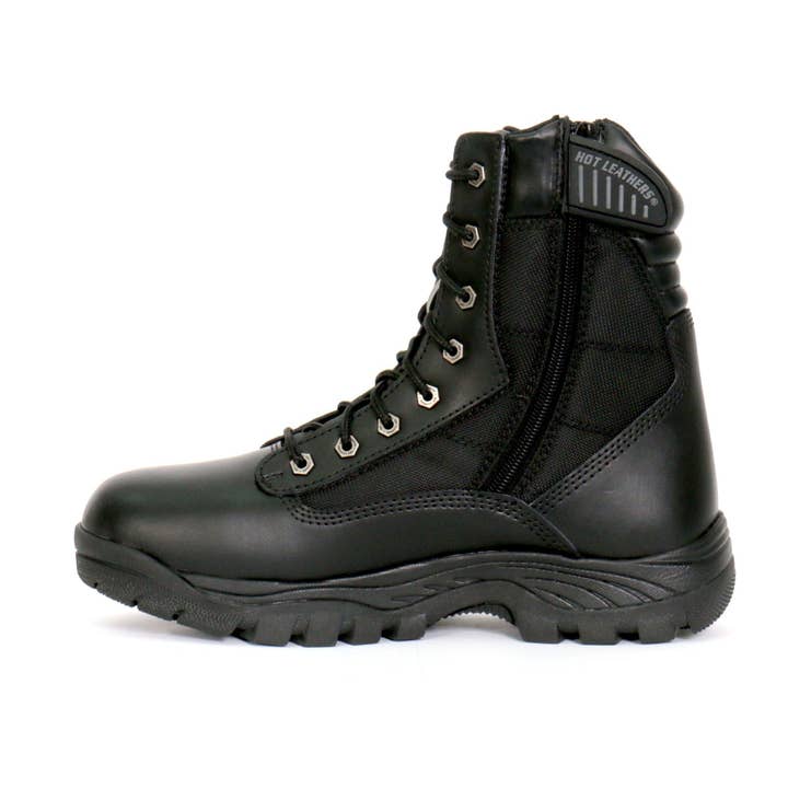 Botas Hot Leathers BTM1012 con cordones, estilo Swat, de piel negra, para hombre y otras tendencias de Resultados para zapatos triple a al por mayor. Devoluciones gratuitas y condiciones de pago a 60 días en Faire en Faire.