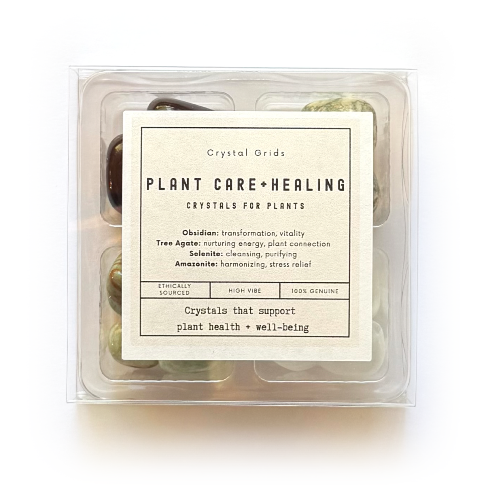 Crystal Grids – Engroshandel Spirituelle sten og krystaller – PLANTEPLEJE + HEALING SÆT - Krystaller til planter butiksgave1