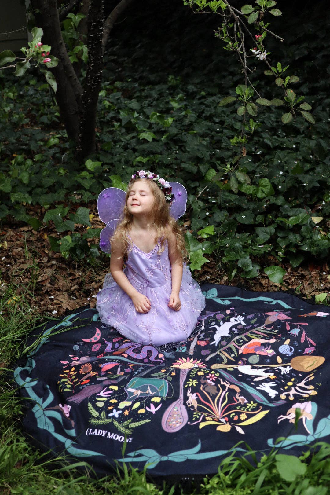 Lady Moon Co.® - Wholesale Beach Towel - The Traveling Spell Space: Wheel Of The Fae6