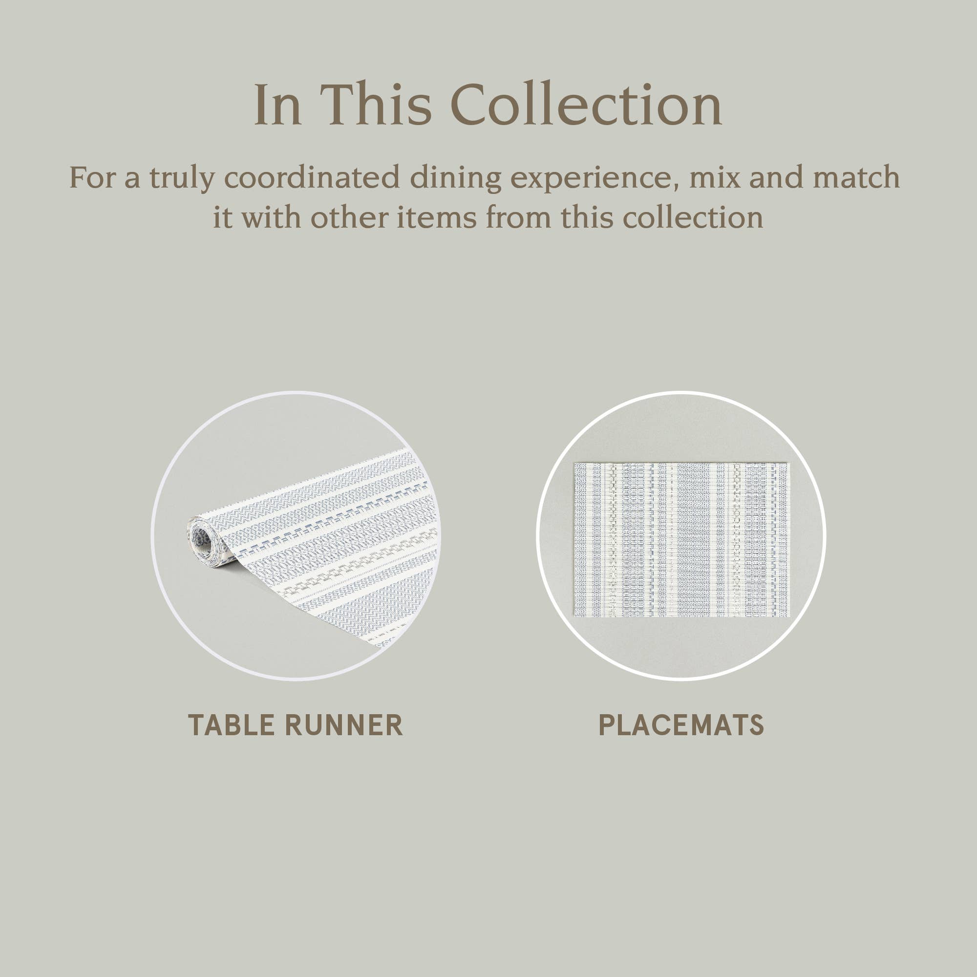 over&back - Wholesale Placemat - Reversible Woven Placemats – Set of 43