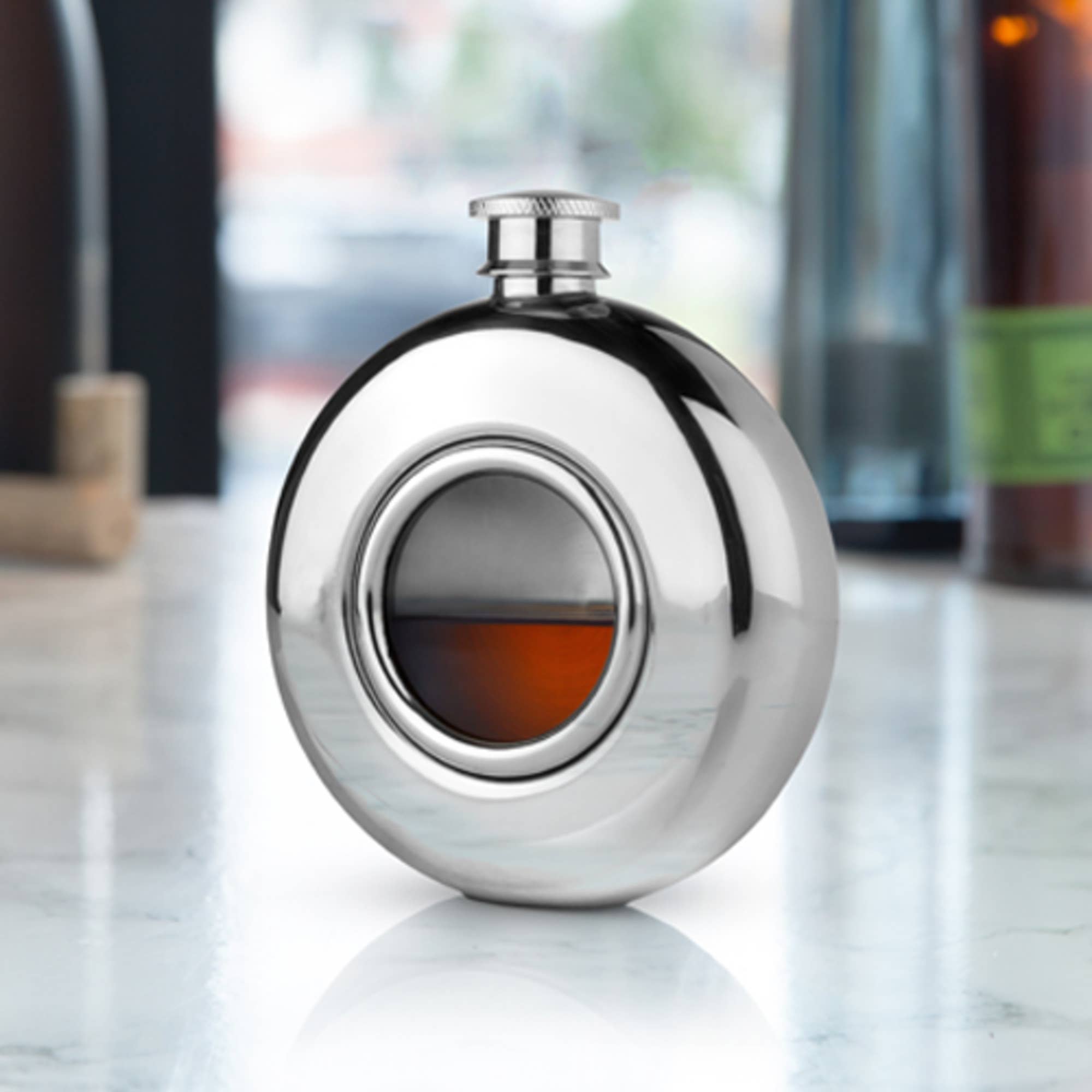 Viski - Wholesale Flask - Irving™ Stainless Steel and Glass Scope Flask3
