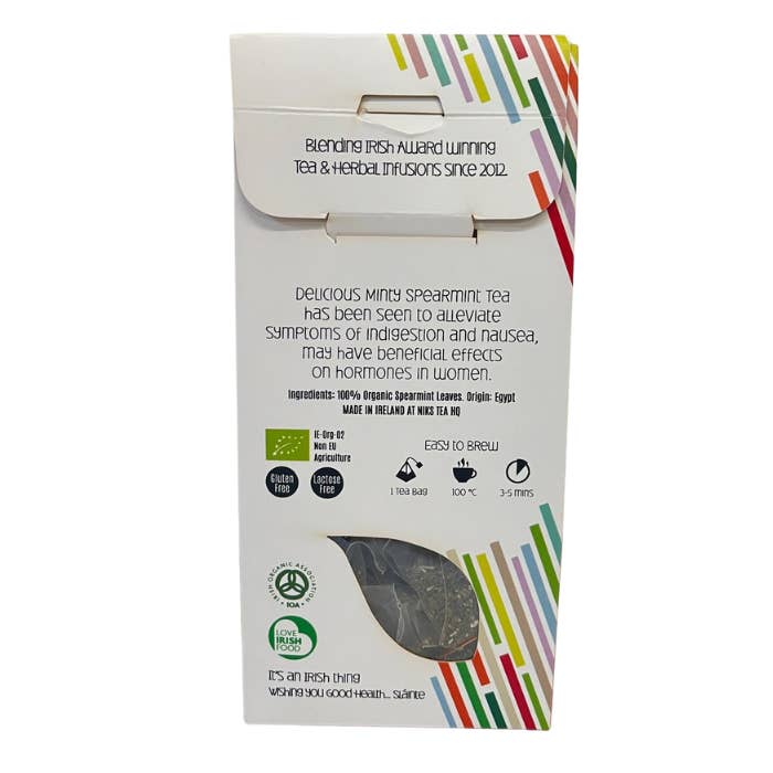 Nik’s Tea - Wholesale Tea Bags - Organic Spearmint Tea Bags1