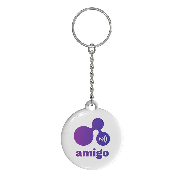 Nyckelring Vit för wholesale av Amigo Connected