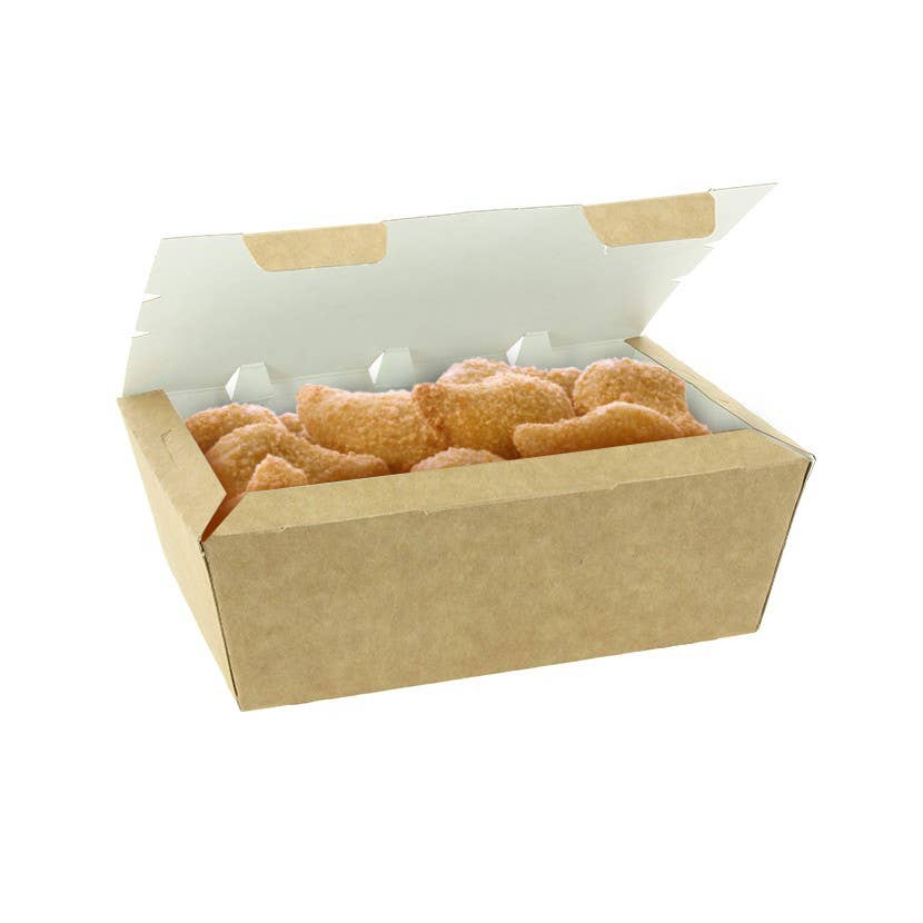 PUNTOQPACK - Wholesale Food Storage Container - Container for fried foods and sandwiches (1400Cc)0