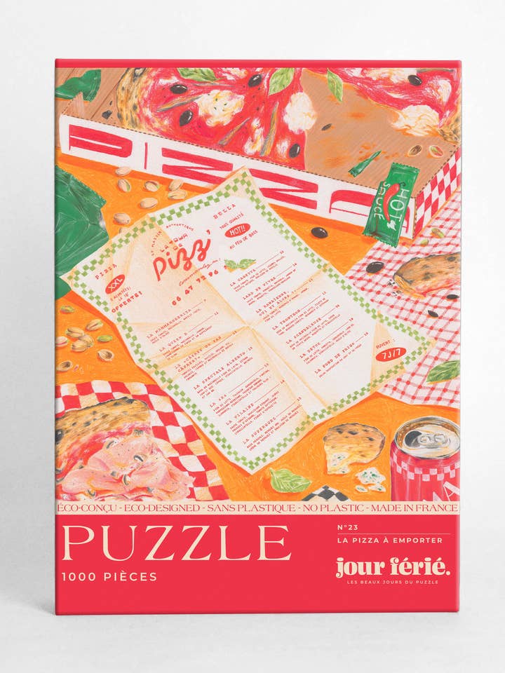 Takeaway Pizza Puzzle 1000 pcs for wholesale by Jour Ferie