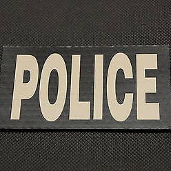 SPECIALERBJUDANDE $10 INKLUSIVE FRAKT: Infraröd POLIS Svart & Tan IR-märke för wholesale av BritKitUSA