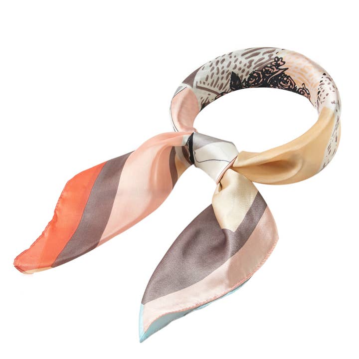 ALBERTO CABALE - Wholesale Scarf - Women's - Triumph Cléo Small Silk Square9