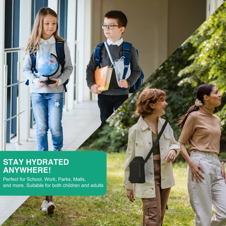 Print Supremacy - Wholesale Crossbody Bag - Unisex - Insulated Water Bottle Holder w/ Adjustable Strap and Pocket1